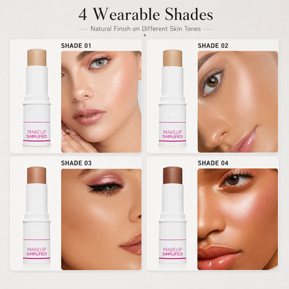 3-in-1 Complexion Stick – Buildable Foundation, Concealer & Contour with a Natural Finish