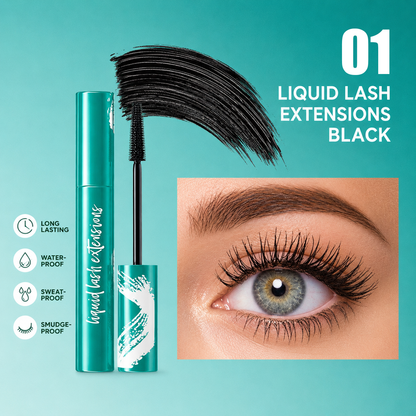 Liquid Lash Extensions Lengthening Tubing Mascara – Waterproof, Sweatproof, Curl-Locking & Smudge-Free