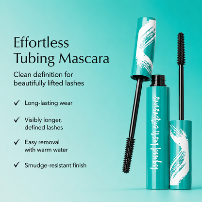 Liquid Lash Extensions Lengthening Tubing Mascara – Waterproof, Sweatproof, Curl-Locking & Smudge-Free