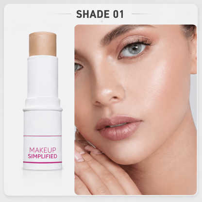 3-in-1 Complexion Stick – Buildable Foundation, Concealer & Contour with a Natural Finish