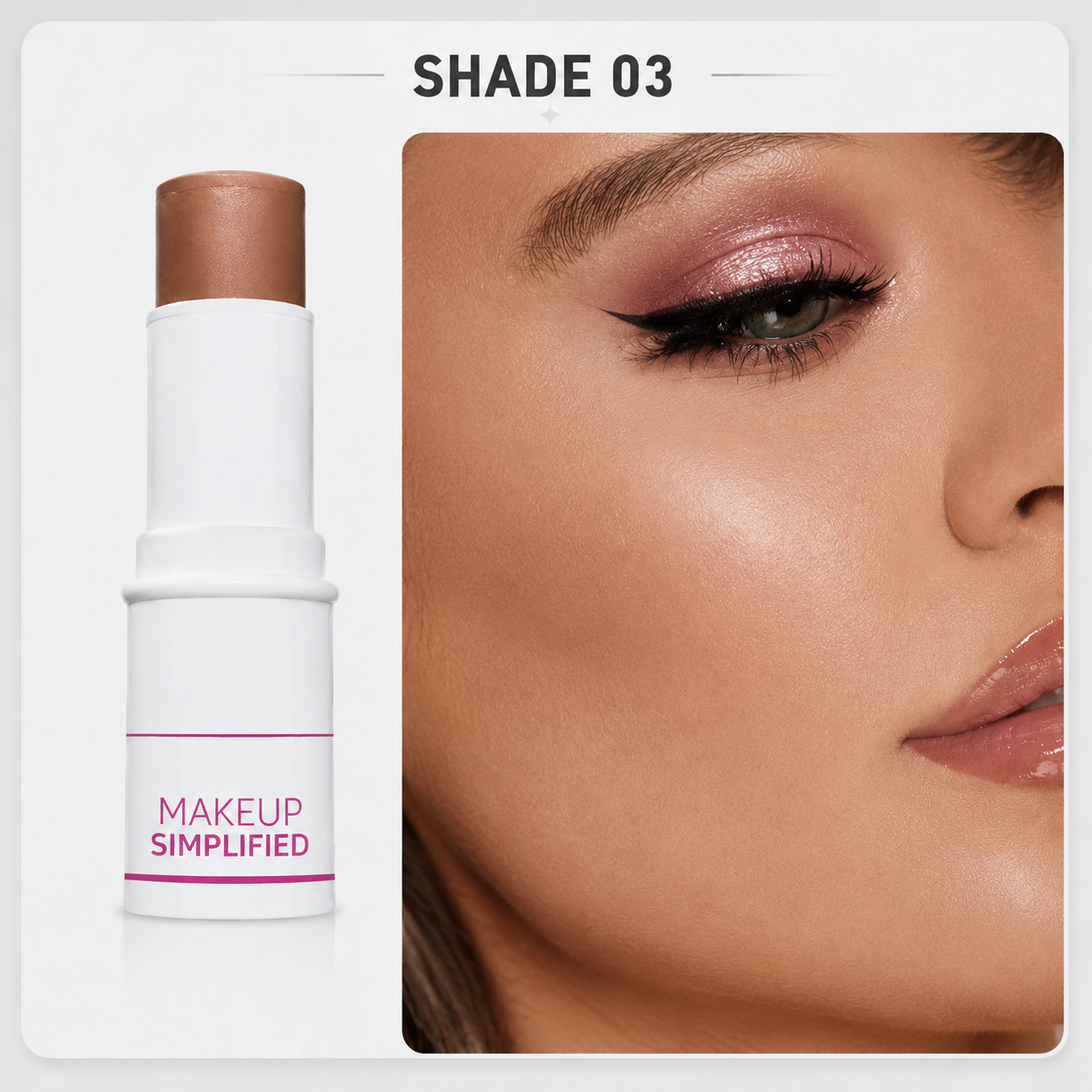 3-in-1 Complexion Stick – Buildable Foundation, Concealer & Contour with a Natural Finish